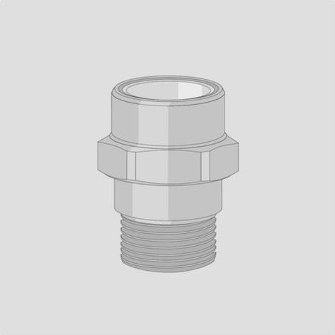 Friatherm Friatec raccord à vis de transition court 75540620000 à coller, 25 mm x R 3/4, filetage extérieur