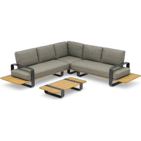 Gartenmöbelset aus Teakholz DOX 270x270 Zumm anthrazit Homms (1/5)