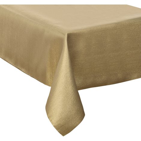 Nappe de Fêtes Doré pailleté 140 x 360 cm - Feeric Christmas