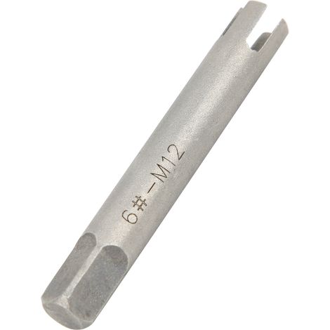 Extracteur de tarauds en acier HSS, 4 mâchoires, queue carrée M12, pour retirer les vis de taraudage cassées (1/5)