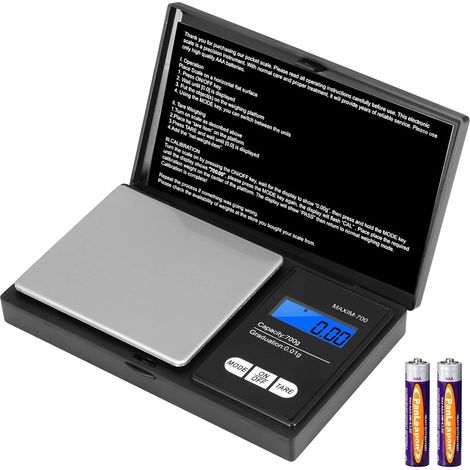 Balance de Précision 700g/0,01g, Portable et Numérique Pro (1/5)