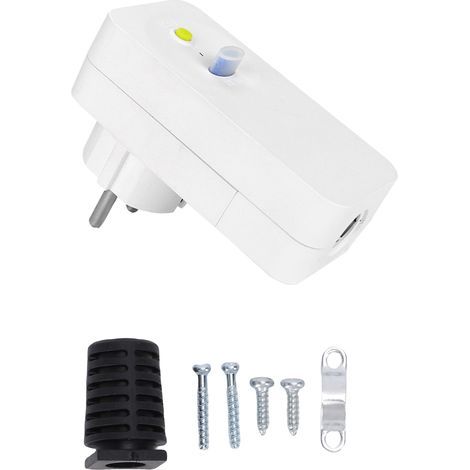Disjoncteur de prise GFCI 16A RCCB, réinitialisation automatique, sortie de Protection contre les surtensions, mise hors tension 0.03s, pour nettoyeur à pression, outils de jacuzzi, blanc (1/5)