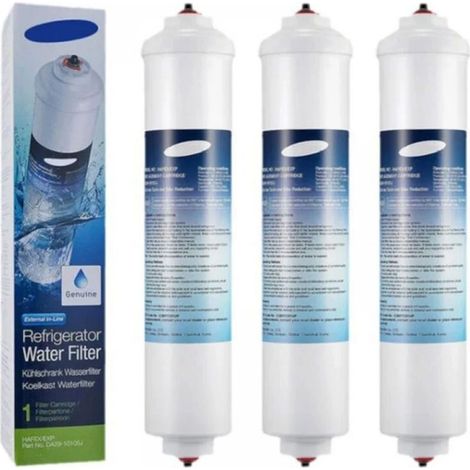 Lot de 3 filtres à eau d'origine DA29-10105J – Compatible réfrigérateurs AEG, Bosch, Samsung, Electrolux, Siemens – Filtration efficace des polluants (1/5)