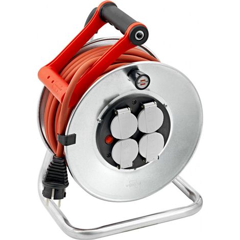 Standard Kabelaufroller Pro - 25m - H07rn-f 3g2,5 - 230V - Silber