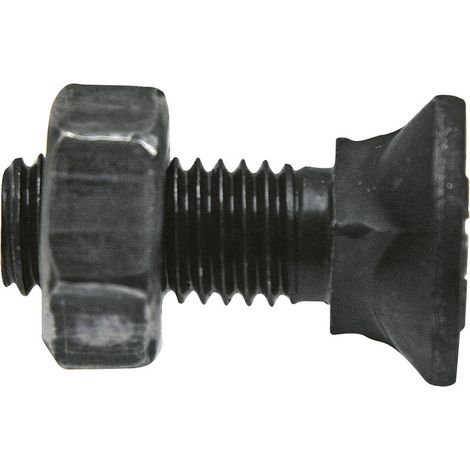 Pflugbolzen mit Mutter M10 Länge 45mm 8.8 DIN 608 für Pflug 104588/25 x25 Stück. (1/2)