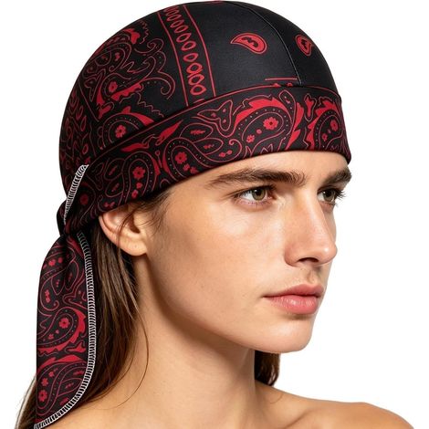 Kühlendes Kopftuch für Damen, schweißabsorbierendes Kopftuch, Fitness-Bandana, Beanie, für Läufer, Fahrer, Radfahrer, Sportler, Radfahren, Fitness, Wandern, Rucksackreisen, Camping, Einkaufen, Reisen (1/5)