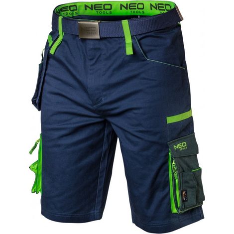 Pantalones cortos de alta calidad, 62 % algodón, 35 % poliéster, 3 % elastano, talla XS (1/5)
