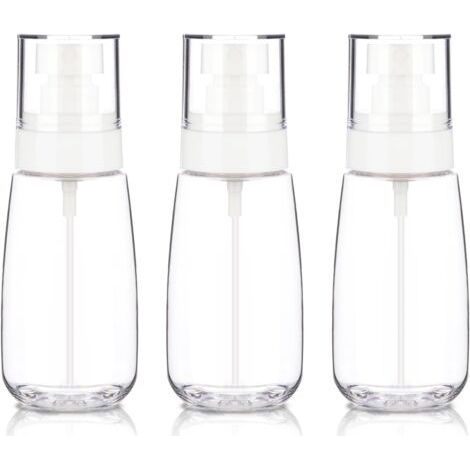Lot de 3 petits vaporisateurs de voyage 100 ml, vaporisateurs de voyage vides, mini vaporisateurs en plastique à brume fine (1/5)