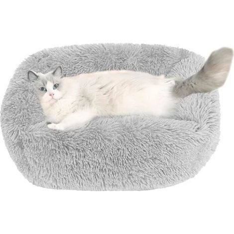 Cestino rettangolare per gatti (grigio) - Grigio - 43x35x20 cm (1/4)
