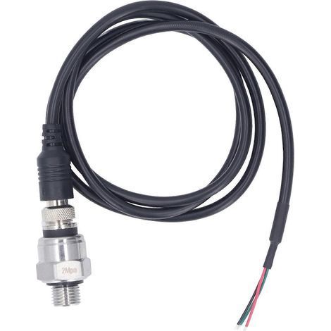 Transducteur de pression G1/4, capteur de pression universel haute précision pour eau, huile, gaz, tension de sortie 0,5-4,5 V, 2 MPa (1/4)