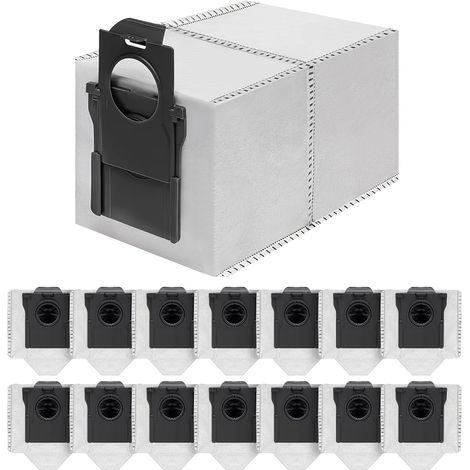 15 Staubsaugerbeutel Ersatz für Dreame X50 Ultra/X40 Ultra/X30 Ultra/L50 Ultra/L40 Ultra/L10s Ultra Gen 2/L10s Pro Ultra Roboter-Staubsauger, 3,2 l großes Fassungsvermögen, Zubehör für Staubbeutel (1/5)