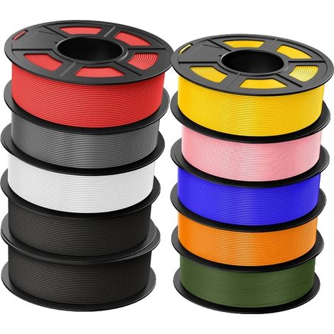 Filamento per stampa 3D, diametro 1,75 mm, materiale ecologico, PLA 10MIX03 (1/2)