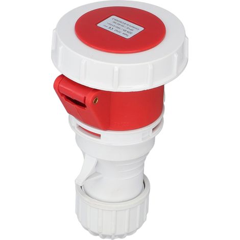 Connecteur électrique industriel étanche IP67 mâle 4 broches 3P+T 380-415V 32A prise aviation (1/5)