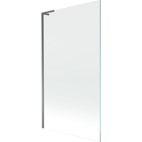 Mexen Next L Badewannenwand 1-flügelig 100 x 150 cm, transparent, gun metal - 895-100-000-03-00-95 (1/5)