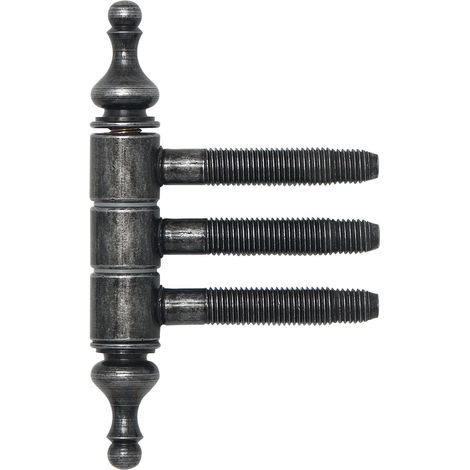 SFS Einbohrzierband 16 mm Türband mit 3-Stufengewindebolzen, schwarz antik (1/3)