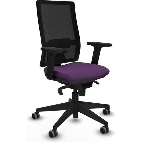 Piqueras y Crespo 2D066G0 Chaise de bureau violette (1/3)