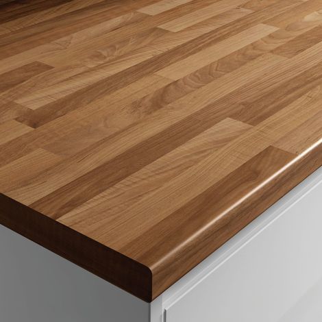 Laminate Worktop - Blocked Oak Effect 600mm x 38mm x 3m (1/2)