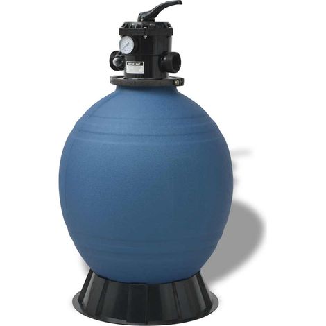 Filtro de arena para piscina Azul Ø 55.9 x 96.5 cm PE vidaXL (1/5)