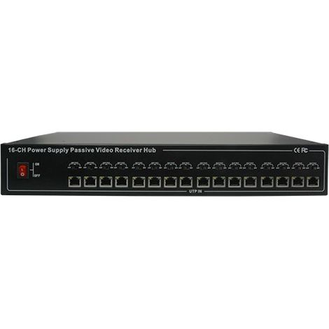 Balun CCTV 16 canali Cavo UTP 24V UTP riceve il segnale da un massimo di 16 telecamere