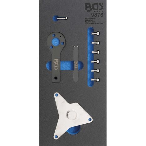 BGS Werkstattwageneinlage 1/3: Motor-Einstellwerkzeug-Satz für Alfa Romeo / Fiat 1.4 MultiAir - 9876