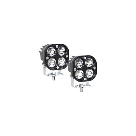 Lot de 2 feux de conduite tout-terrain LED 7,6 cm 40 W étanches pour Wrangler Offroad 4 x 4 Auto Voiture Camion ATV UTV SUV Bateau Moto