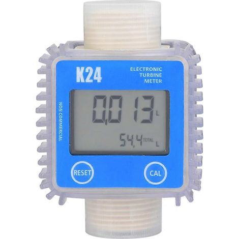 Débitmètre numérique K24 pour turbines diesel, utilisable pour la mesure de produits chimiques, d'eau et de liquides marins (multicolore). (1/5)