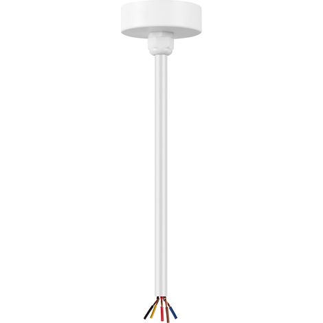 Suspension d’alimentation pour rail triphasé 152,5 cm ronde blanche Milagro (1/5)