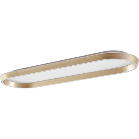 Lucande Lámpara de techo 'Rylan' en Dorado Metal (1/5)
