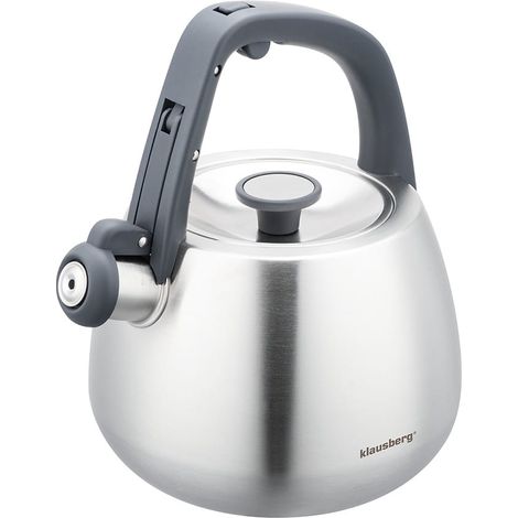 Stahlkessel mit Pfeife, 2,5 l, Klausberg KB-7773 (1/5)