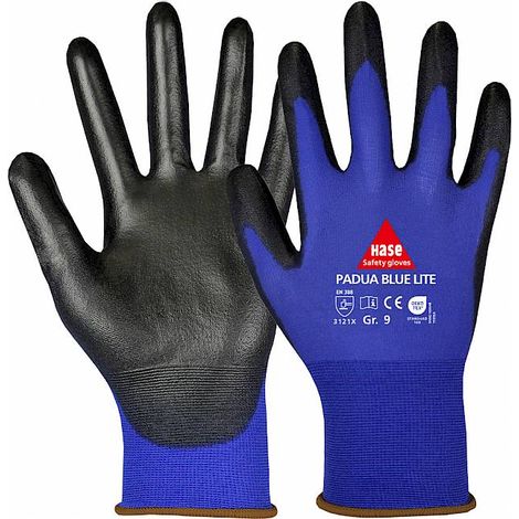 Hase Montagehandschuhe Feinstrick "Padua Blue Lite" 10
