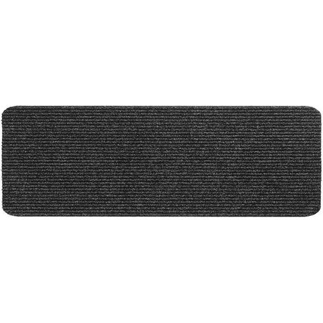 Stufenmatte Step anthrazit 25x60cm Türmatte Schmutzfangmatte Fußabtreter Matte (1/4)