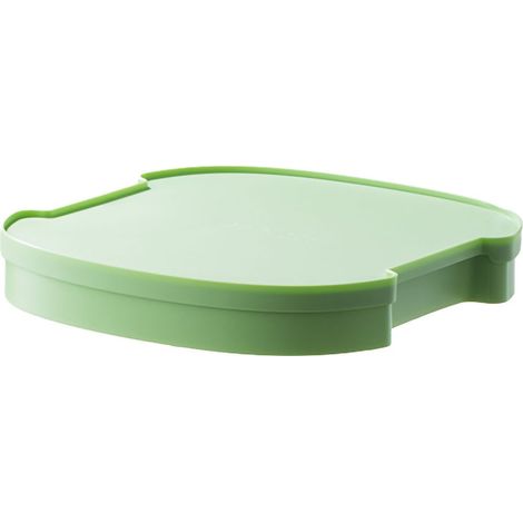 Moule à glaçons avec seau à glaçons, poignée et double fermeture. Bac à glaçons grande capacité pour la maison, 3 couches de couleurs dégradées. (1/5)