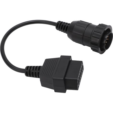 Câble adaptateur OBD2 14 broches vers 16 broches, 2 pièces, pour diagnostic Mercedes-Benz, connecteur de scanner de véhicule. (1/5)
