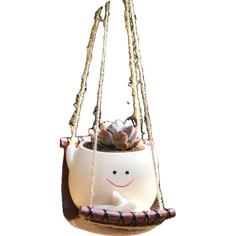 Vasi per piante grasse, mini vasi sospesi, ideali per la decorazione di interni, 34-17 (1/2)