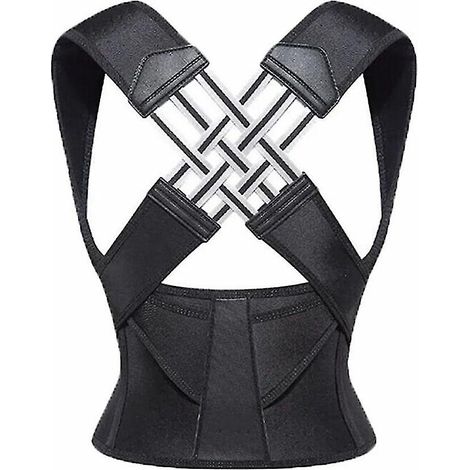 Correcteur de posture Ceinture de soutien des épaules Orthèse corporelle Mal de dos et lombaires Hommes Femmes Nouveau-hy (1/5)