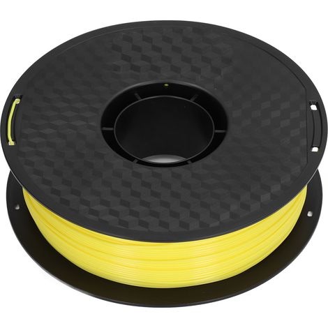 Filament PLA 1,75 mm pour imprimante 3D, matériau d'impression plastique, accessoires pour stylo extrudeur d'imprimante 3D, jaune (1/5)