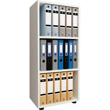 Bois Étagère de bureau Fichier Étagère Ulas 3f 108x49x32 - VCM (1/5)