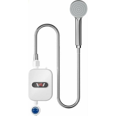 Tigrezy 3000 W, Durchlauferhitzer mit LED-Digitalanzeige, Wasserhahn mit Durchlauferhitzer für Badezimmer, Waschküche, Garten