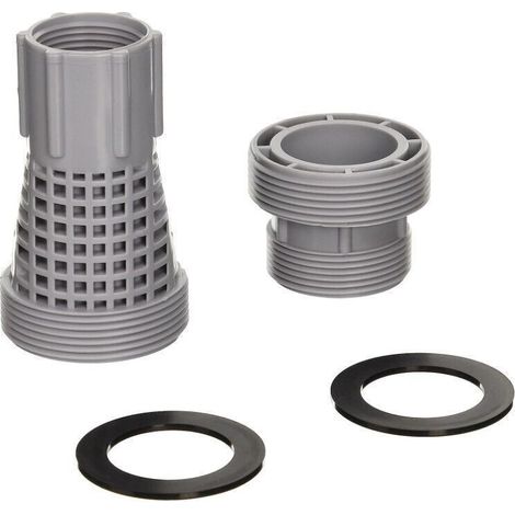58254 Long and short filter adapter interface set with washers  Compatible with Intex and Bestway 4K8001 pool filter pump connection accessories