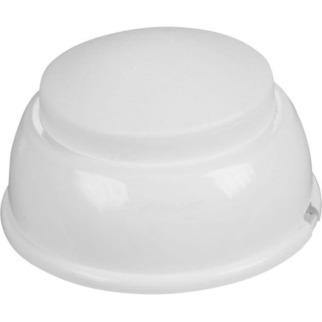 Interruttore a pedale per dispositivi elettrici, bianco, 3 A, portatile, in PVC, IP20