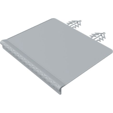 Tapis antidérapant portable – Set de table pour enfants – Silicone – Gris –