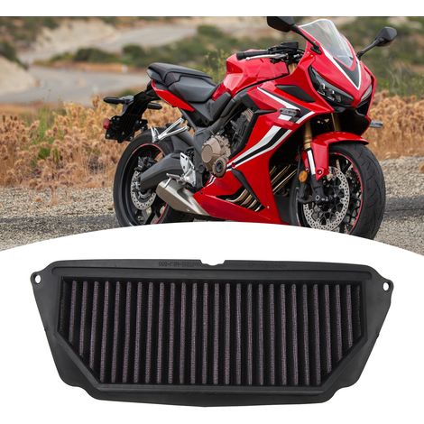 Filtre à air réutilisable à haut débit pour motos, compatible avec les Honda CB650R et CBR650R 2019-2023. (1/5)