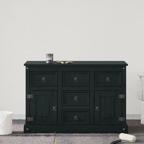 Möbelfarbe Schwarz 0,75 L Wanddruck