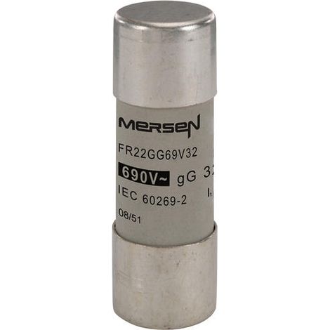 Mersen Fusibili a puntale 22x58 gG da 500 a 690 V CA 32AELTFR22GG69V32