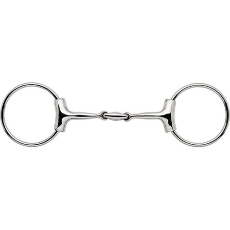 13 cm, Argent: Double joint fileté en acier inoxydable de Brad Ren avec protections latérales