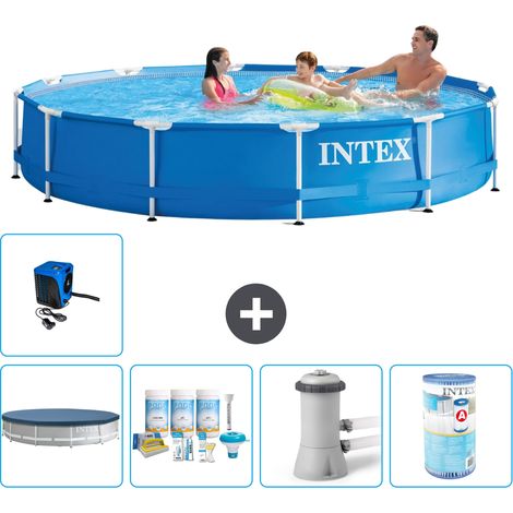 Intex Piscine Tubulaire Ronde - 366x76 cm - 6-pièces S31560 (1/5)