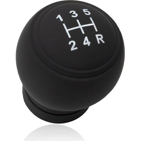 Decoración para coche, pomo de cambio de marchas, pomo de cambio manual de 5 velocidades, pomo de cambio, accesorio para coche, funda universal de silicona para pomo de cambio de marchas. (1/5)