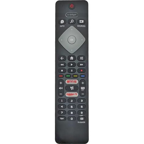 Remplacement telecommande Philips TV pour telecommande Universelle Philips 43PUS6754/12 43PUS7394 50PUS6704 58PUS650465 65OLED804/12 (1/5)
