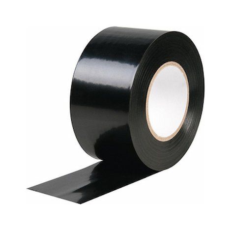 Ruban Isolant PVC Noir SICAD FRANCE - Adhesif electrique Flexible Resistant UV et Humidite - 50mm x 25m - Mandrin 38mm (1/2)