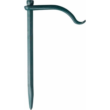 Chevillette Carrée, 250x10 mm, Acier Forgé et Trempé, Valet et clou en acier forgé et trempé, Renflement anti-échappement à la base du clou et tête arrondie de gros diamètre (1/2)